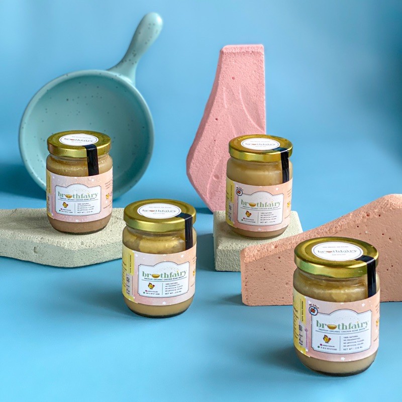 

Premium Organik Chicken Bone Broth - isi 10 jars Kaldu Tulang Ayam Organik Sehat
