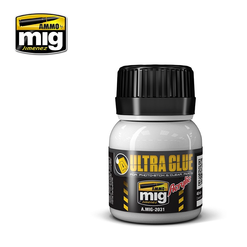 

AMIG2031 : ULTRA GLUE - FOR ETCH, CLEAR PARTS & MORE - Ammo Mig 40ml