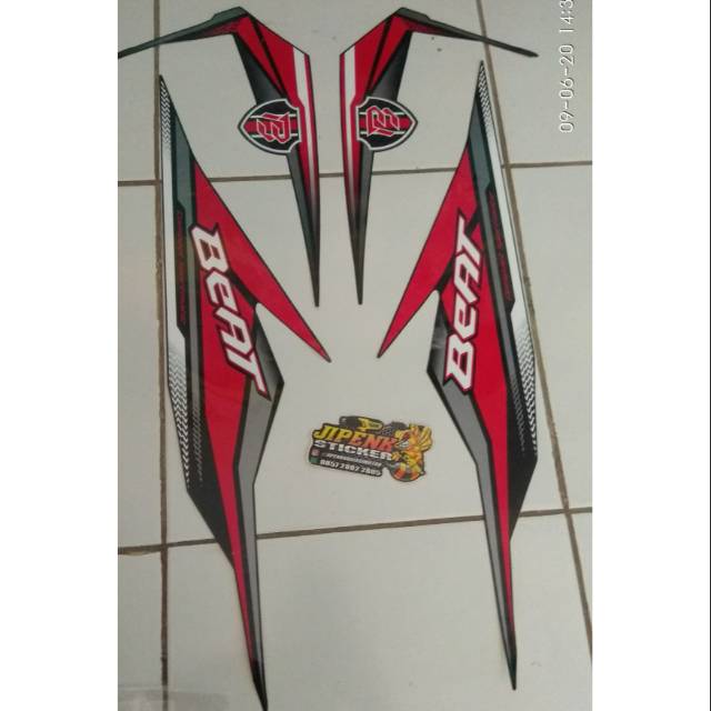 striping,stiker,lis body beat fi 2019 hitam (original)