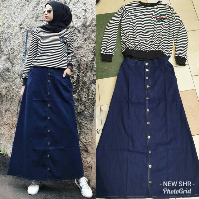 Set rok jeans shr