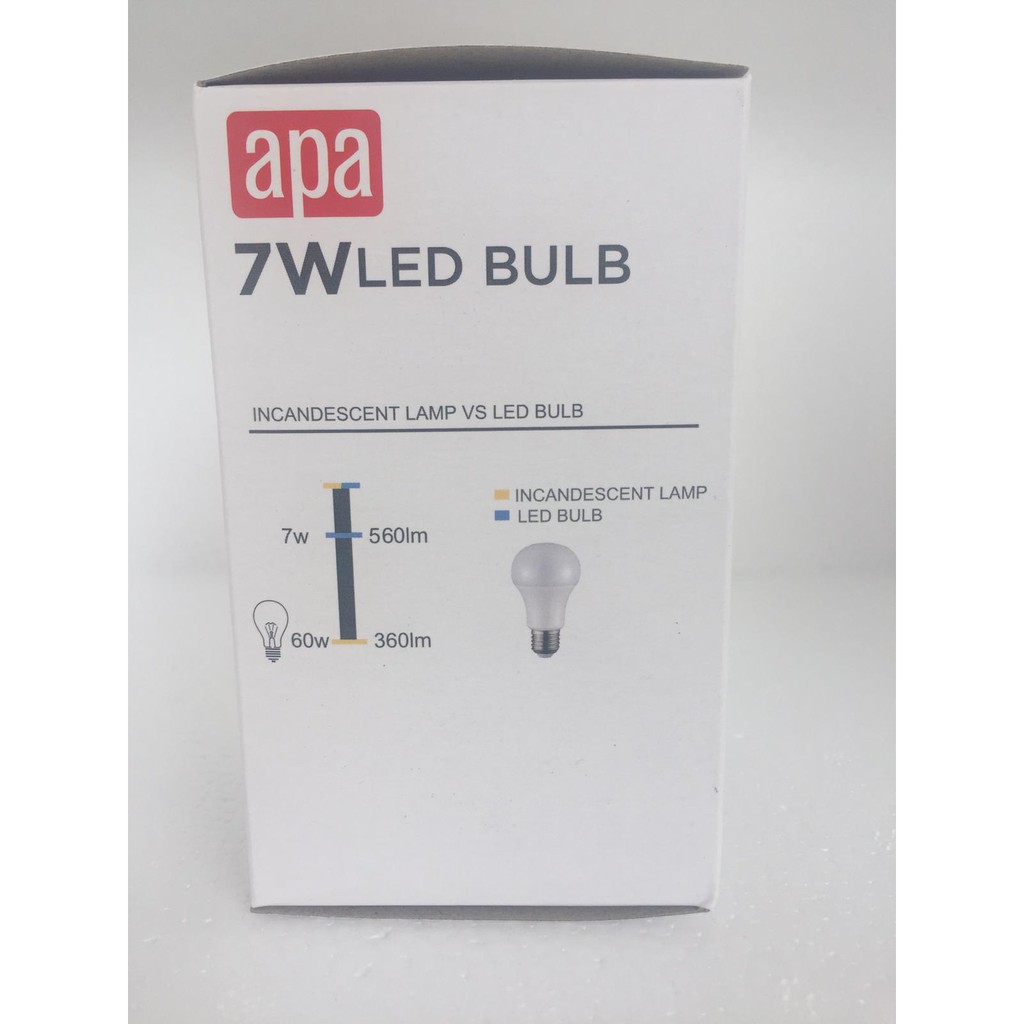 APA Lampu Bohlam LED 7W 6500K 560 LUMENS