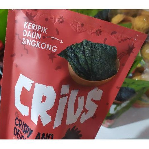 

Keripik Daun Ketela atau Daun Singkong Pedas