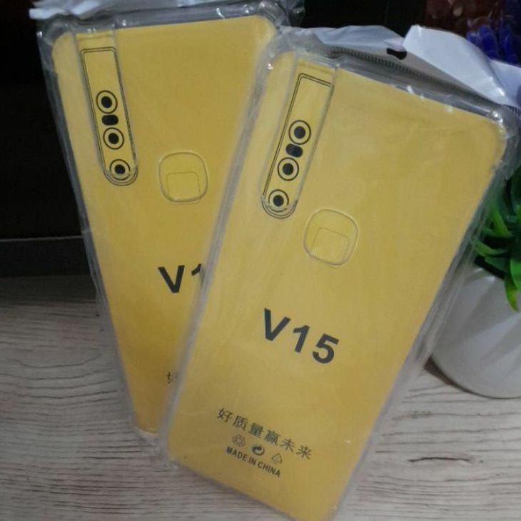 Casing V15 ANTI CRACK silicone Anticrack bening VIVO V 15