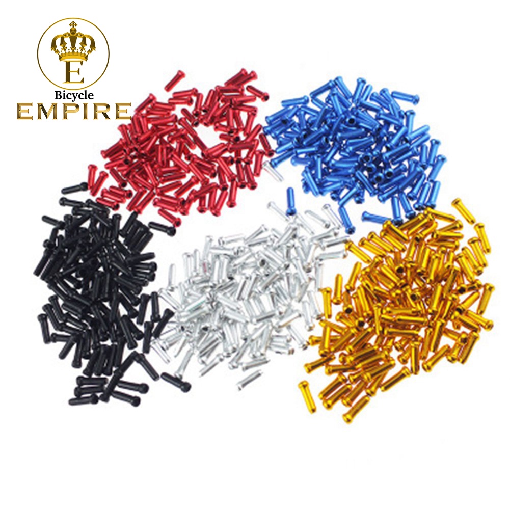 Alligator End Cap Inner Cable Shifter Brake Penutup Kabel Dalam Sepeda Alloy 12mm Bicycle Empire