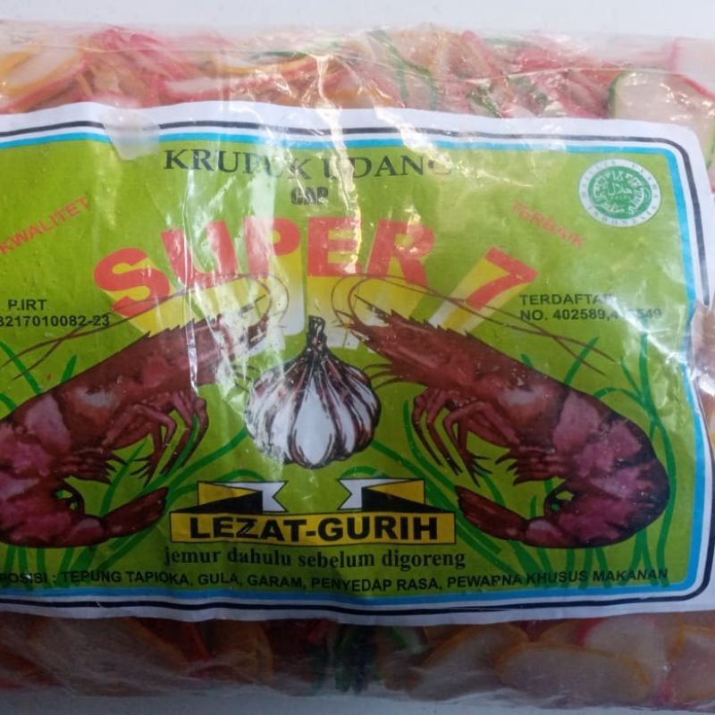 

Kerupuk bawang cap Super 7 2500 gram