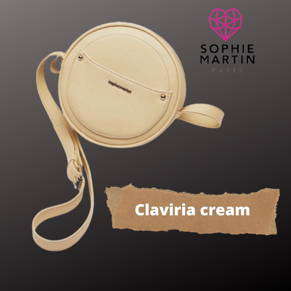 Tas selempang wanita Sophie Martin CLAVIRIA CREAM BAG Sophie Paris Tas bulat wanita promo