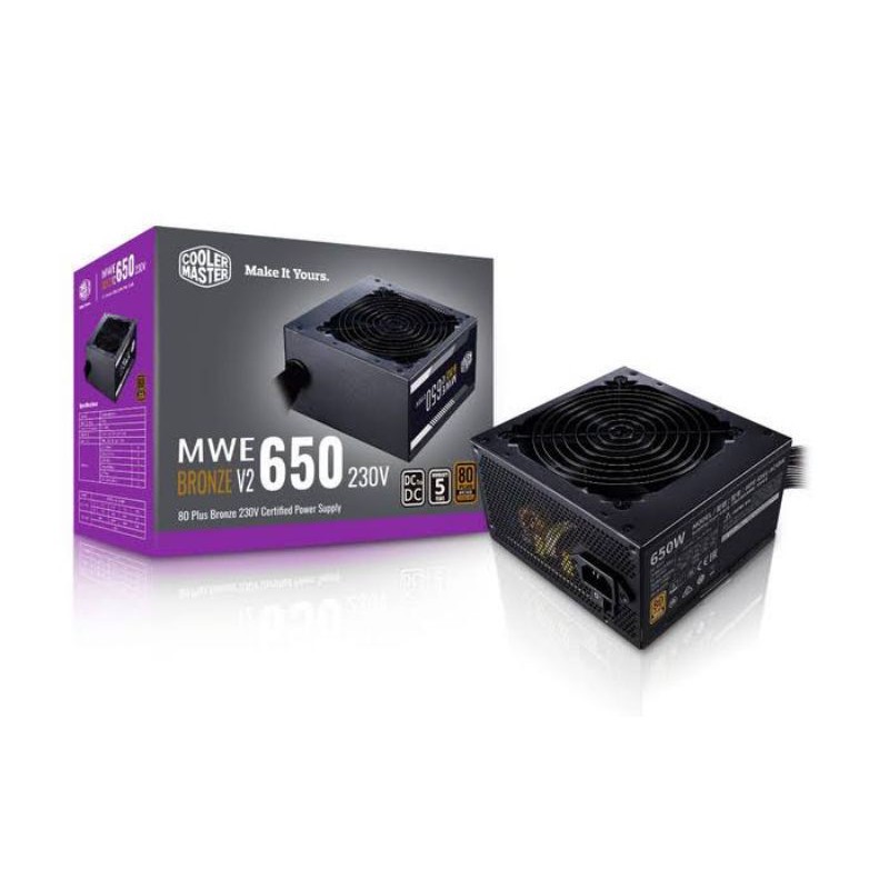 Power Supply Cooler Master MWE 650 V2 80+ BRONZE 650 WATT MWE650