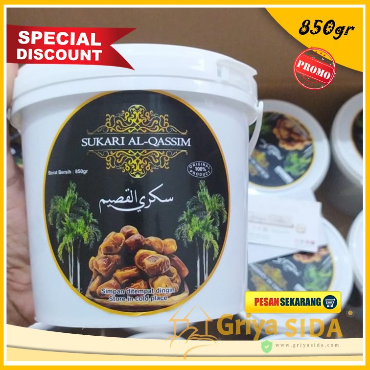 Kurma Sukari al qosim 850gr Sukari ember Al qassim madinah original