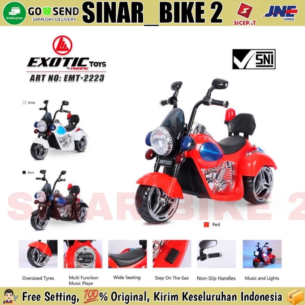 Mainan Motoran AKI EXOTIC EMT-2223 Harley