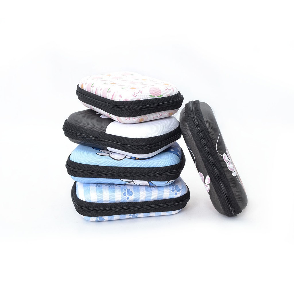 PVC PERSEGI PANJANG - Dompet Headset/ Dompet Koin/ Dompet Charger / Pouch Headset 9152-2