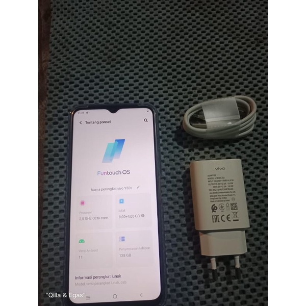VIVO Y3S RAM 8+4 internal 128gb