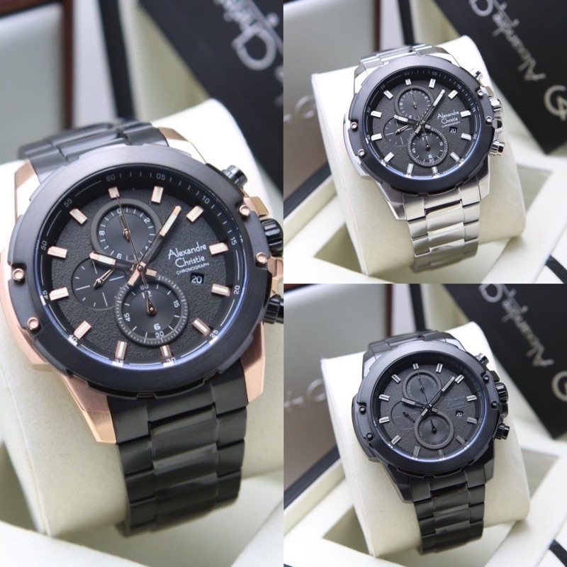 JAM TANGAN PRIA ALEXANDRE CHRISTIE AC6583 AC 6583 MC