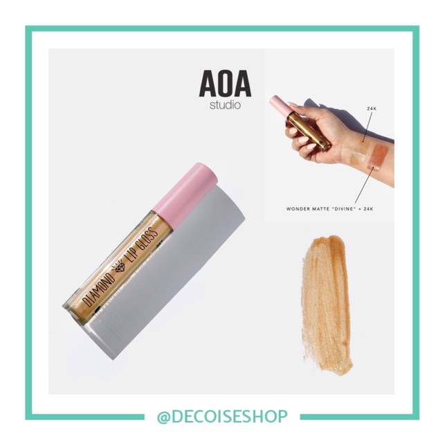 AOA Studio Diamond Lipgloss - 24K