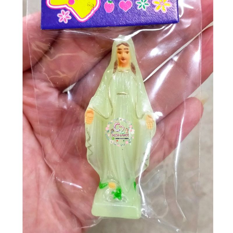 Patung Bunda Maria Fosfor Mini S09 (2744) - Patung Maria