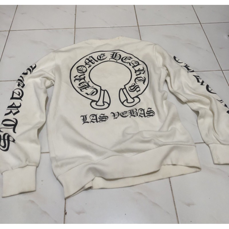 crewneck Chrome Hearts