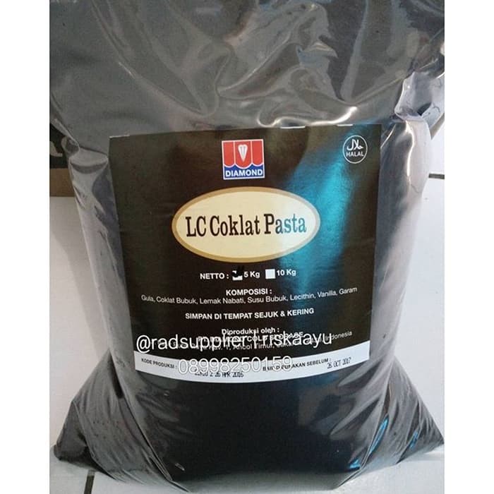 

COKLAT PASTA DIAMOND 5KG KEMASAN EKONOMIS, HALAL, PREMIUM PRODUCT