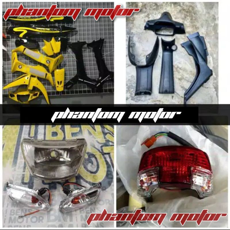 FULLSET BODY HALUS KASAR FIZR CALTEX KUNING HITAM