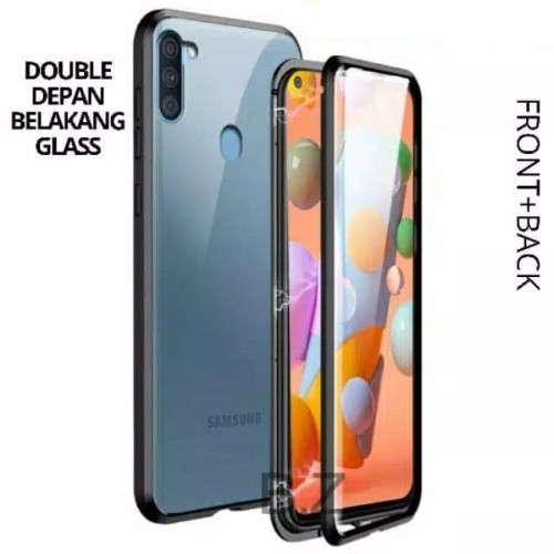 Case Magnetic Depan Belakang Kaca 360 Derajat Premium Glass Iphone 12/12 Pro/12 Pro Max/12 Mini