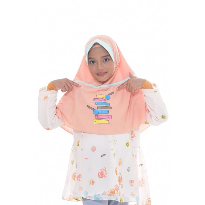 krukid ligia Bani batuta/kerudung anak lucu/kerudung comel Bani batuta/ORI BANI BATUTA