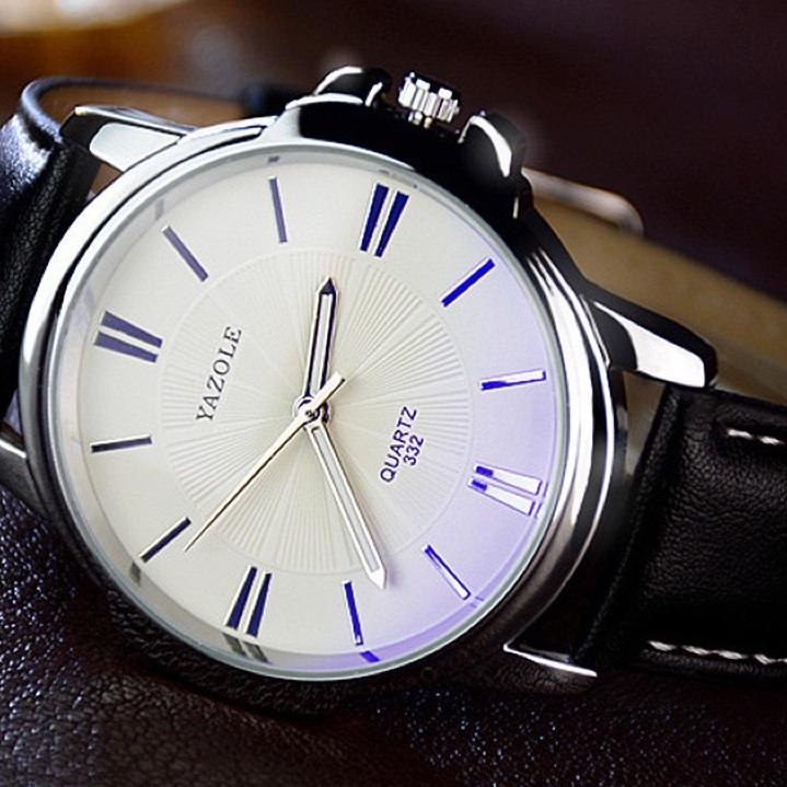 WKLN-46 JAM TANGAN YAZOLE 332 NEW STYLEE PRIA ELEGAN FAISON BUISNES MEN LETER ANALOG WATCHa ..