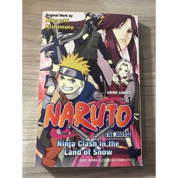 Komik Naruto The Movie Bekas “Ninja Clash in the Land of Snow Volume 1”