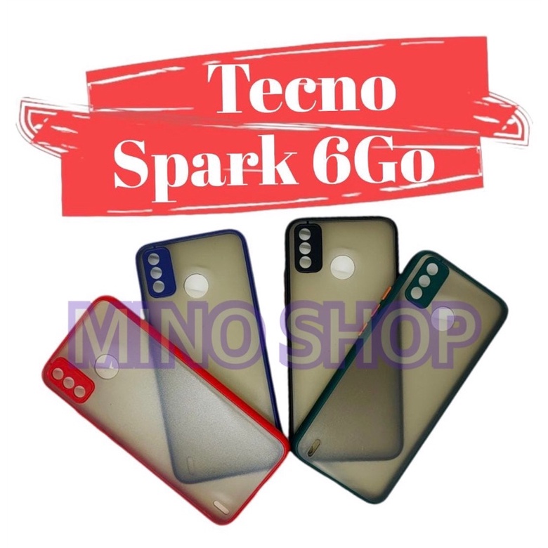 SOFTCASE TECNO SPARK 6 GO - HARDCASE DOVE MYCHOICE + PC - AERO CASE