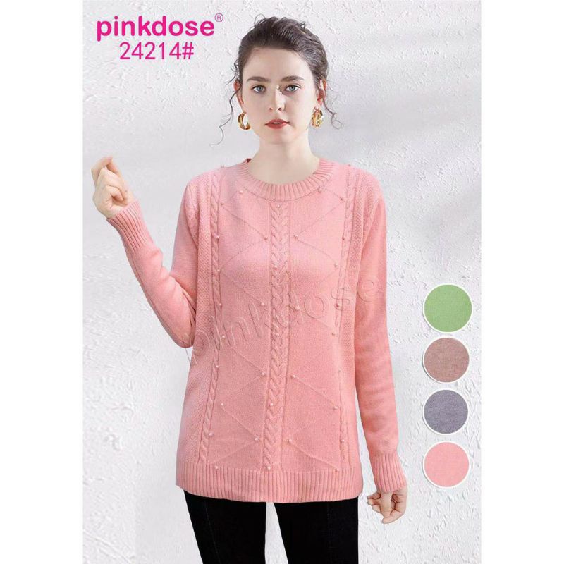 SWEATER RAJUT IMPORT 24214 PINKDOSE