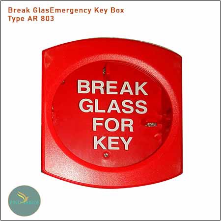 Kotak Kunci Emergency Break Glass Key Box-AR803 tambah PALU Penyimpanan Kunci Darurat