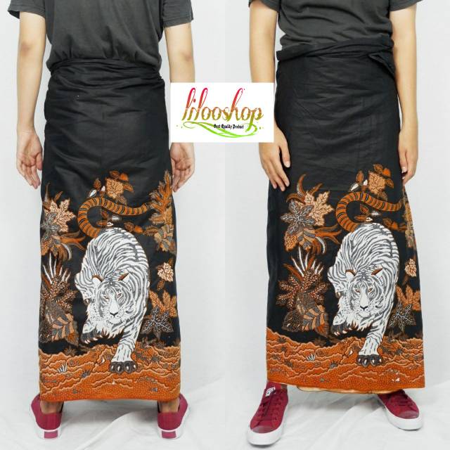 Sarung Batik Motuf Macan Putih