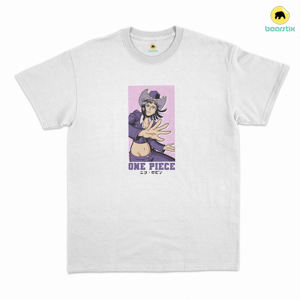 BEARSTIX - T SHIRT NICO ROBBIN - KAOS ONE PIECE X UT - KAOS ANIME UNIQLO - BAJU OPLOVERS