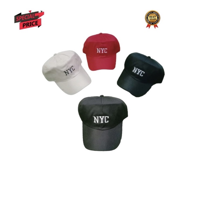 Topi NYC / Topi Baseball Bordir NYC Ring Besi Unisex Kualitas Distro Premium