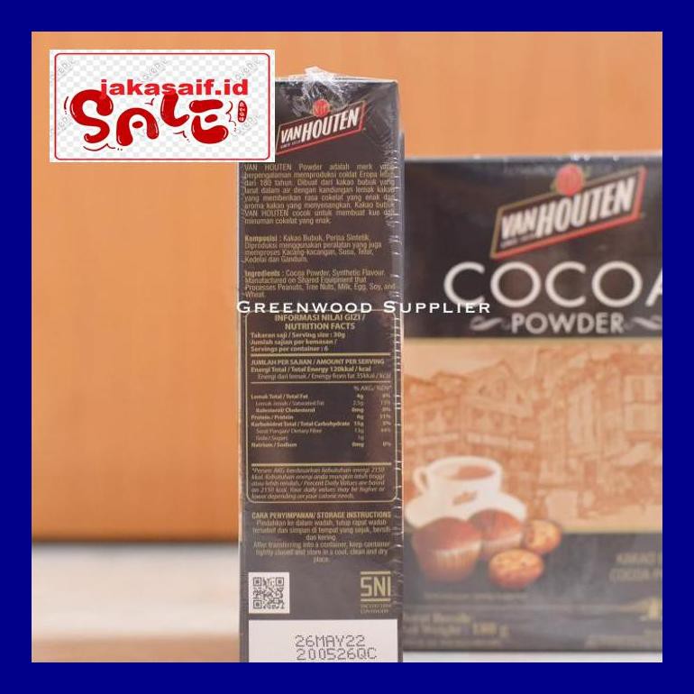 

Jak5D0Yh Van Houten Cocoa Powder / Coklat Bubuk - 180G D50Jaks