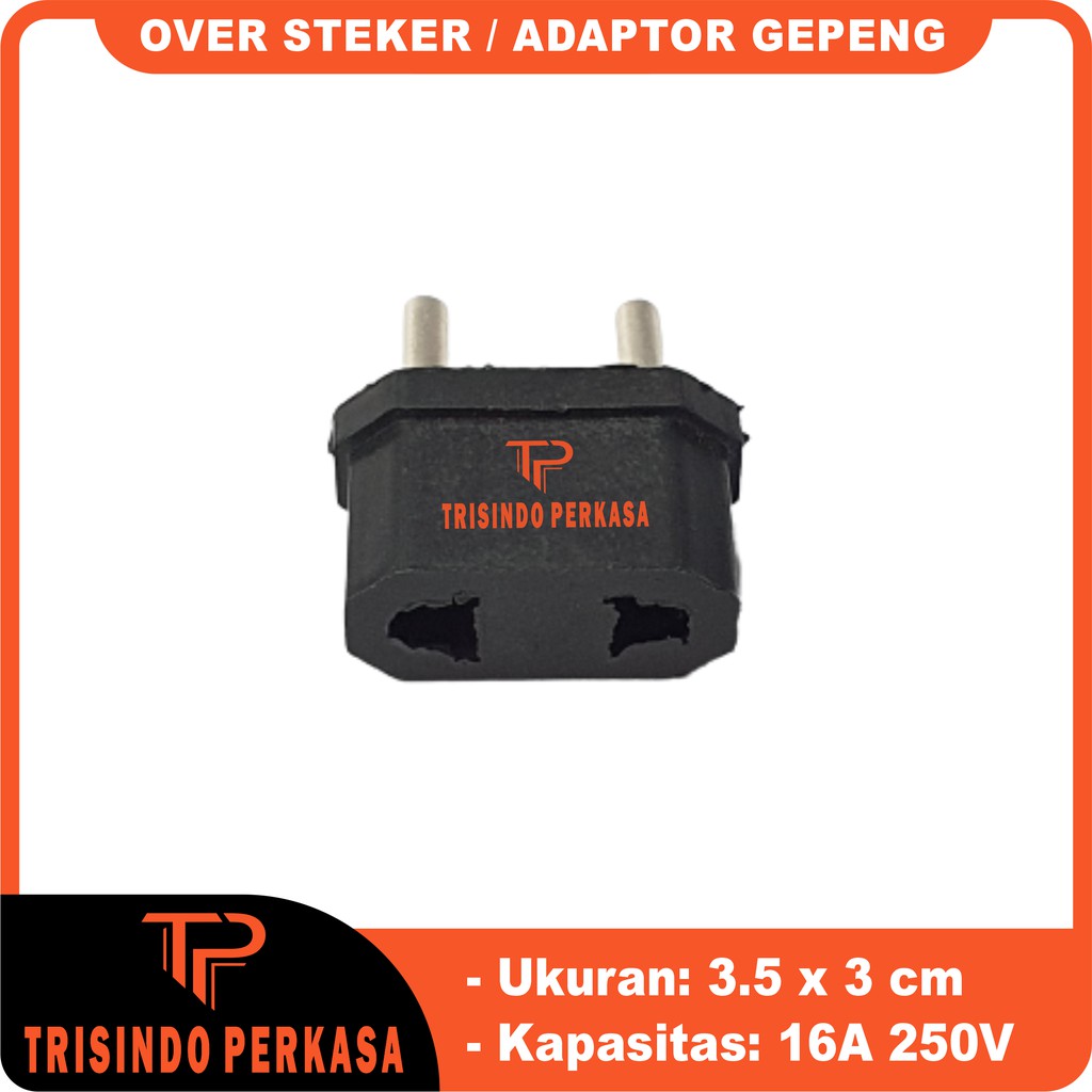 Over Steker / Steker Gepeng / Multi Plug Ke Bulat Adaptor Charger