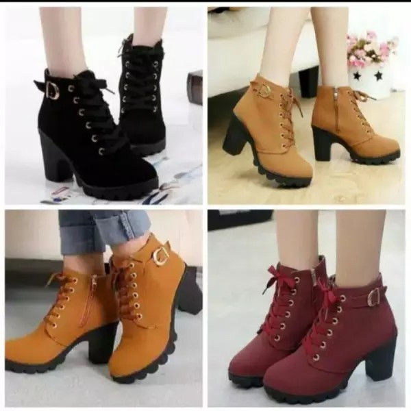 TL Sepatu Boots Wanita Ziper 37-40