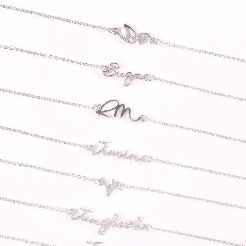 KPOP BTS BT21 Gelang Nama Bracelet JUNGKOOK V