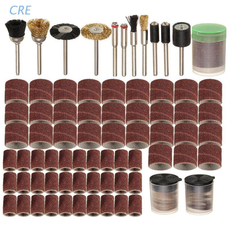 CRE  150Pcs Rotary Power Tool Fits Dremel 1/8&quot; Shank Sanding Polish Accessory Bit Set