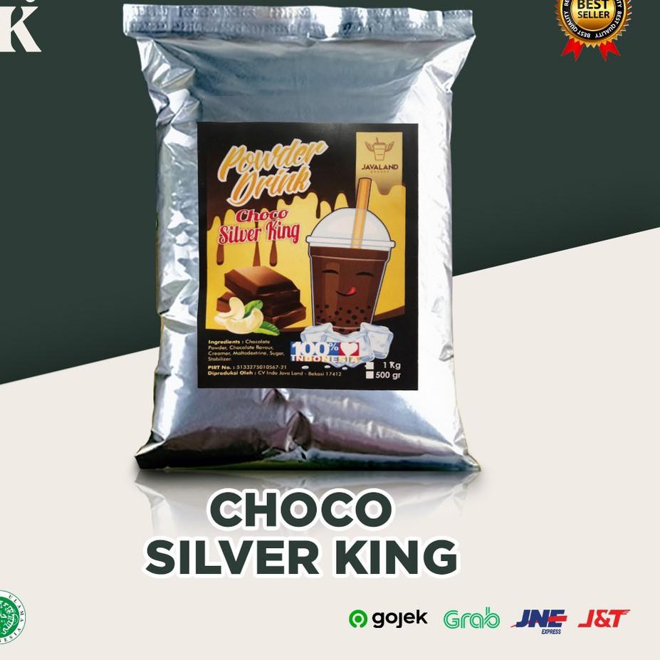 

[KODE PRODUK 333] Bubuk Minuman Bubble Powder Drink rasa Choco Silver King ORIGINAL Javaland 1kg TER