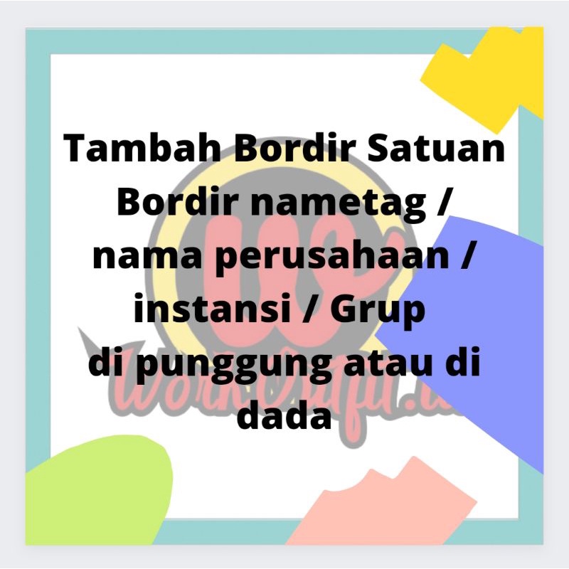 Link Khusus Bordir Satuan