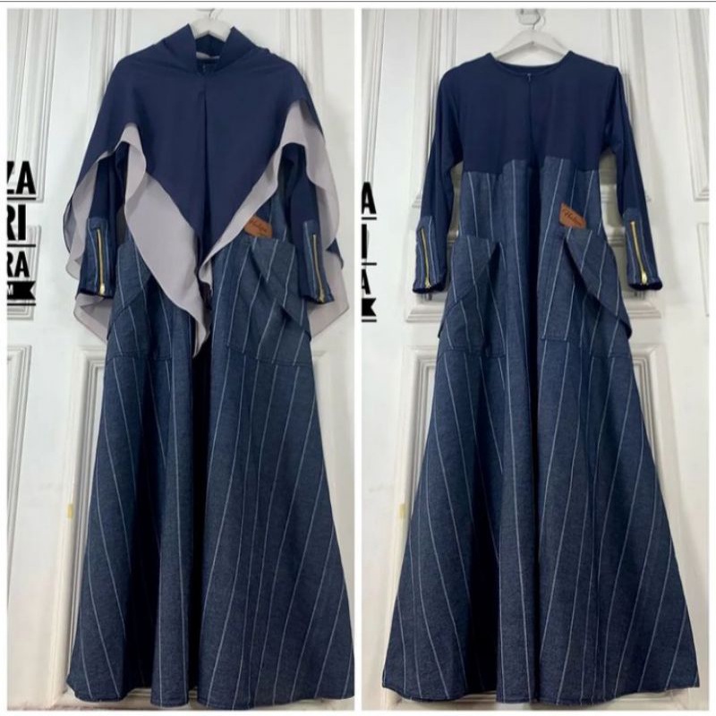 Chahra Salur Denim by haliza syari