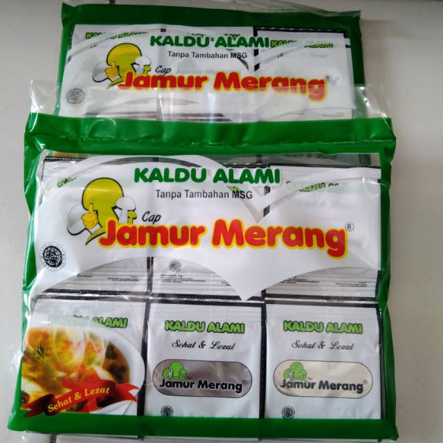

Kaldu Alami Kaldu Jamur Merang Original 1 cenceng isi 30 sashet