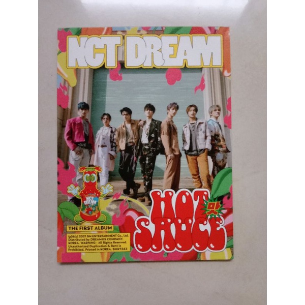 Postcard Haechan NCT DREAM Hot Sauce official