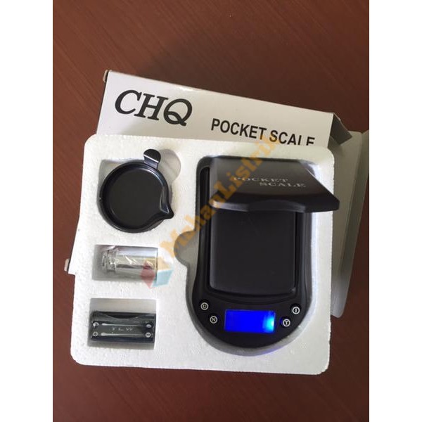 Timbangan Emas Pocket Scale Digital Led Biru Chq