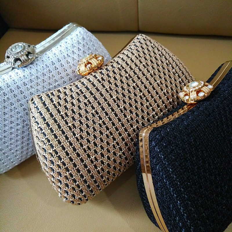 Tas Pesta Import Sulam Mewah Kristal Diamond Handbag Wisuda Kondangan Wanita 7088210 KLIKSISTA