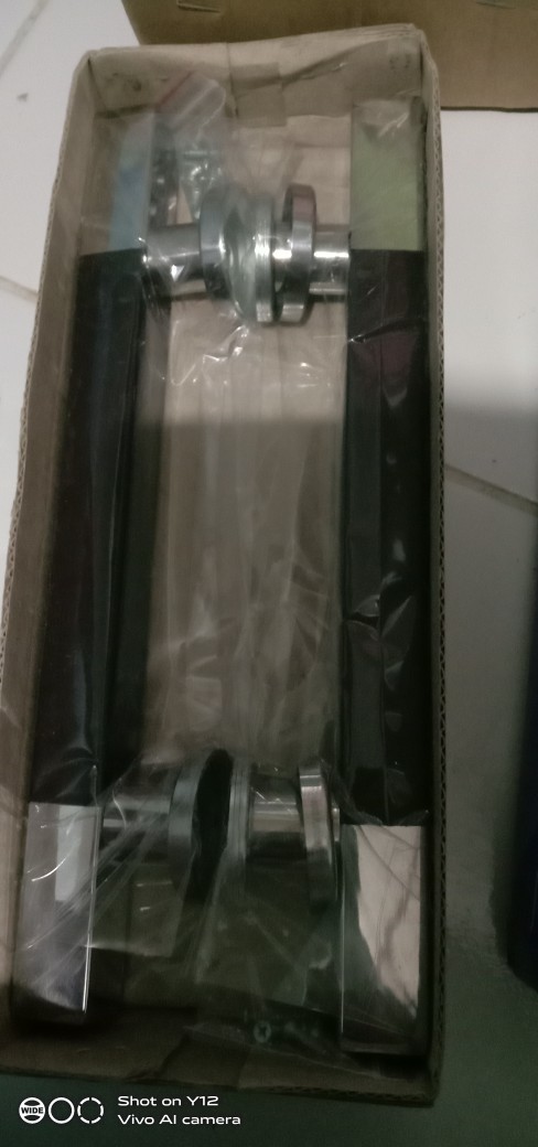 Handle Pintu Kupu Tarung Minimalis Door Pull Stainless 25 Cm Kotak Box Mahoni Tarikan Pintu Gagang