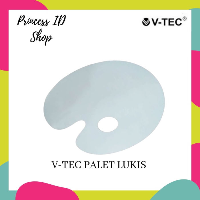 

PALET LUKIS PALETTE KAYU OVAL V-TEC