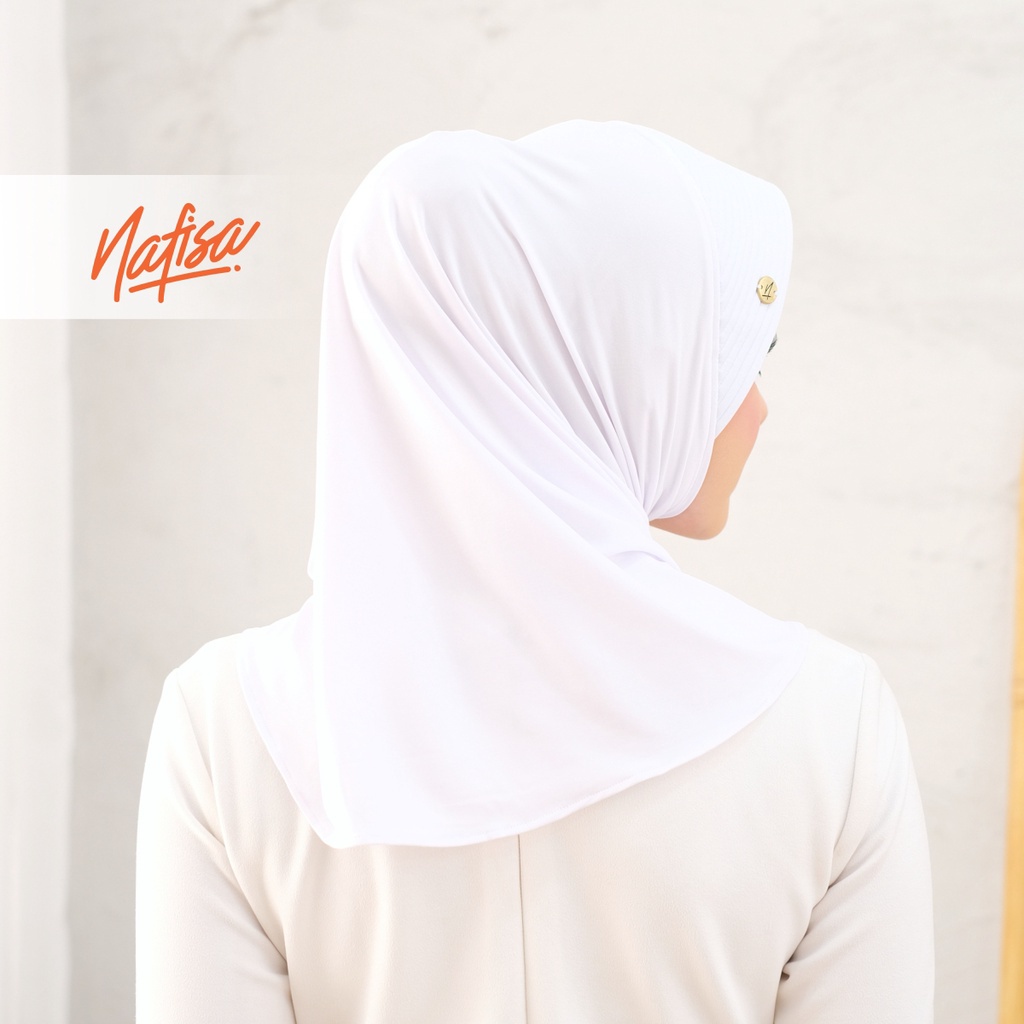 KERUDUNG PNS  JILBAB NAFISA! Khimar/jilbab/kerudung/Hijab instan nafisa Helga jilbab pendek murah