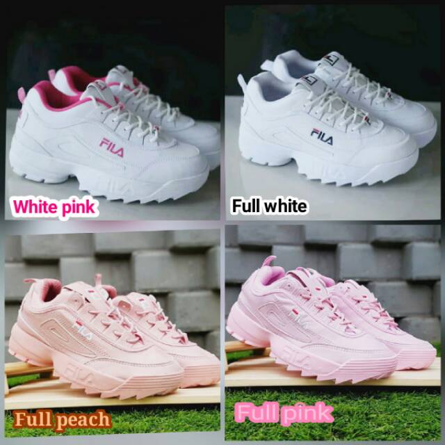  Sepatu  FILA  KOREA Casual Trendy Sport Wanita  Cewek Fila  