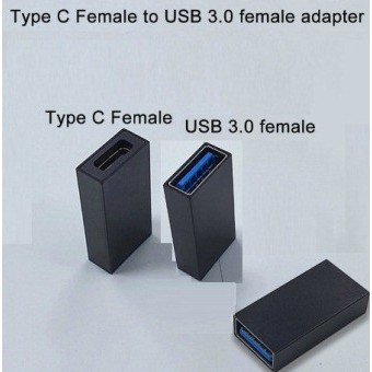 USB 3.0 Female to USB Type-C Female Converter USB Female to Female