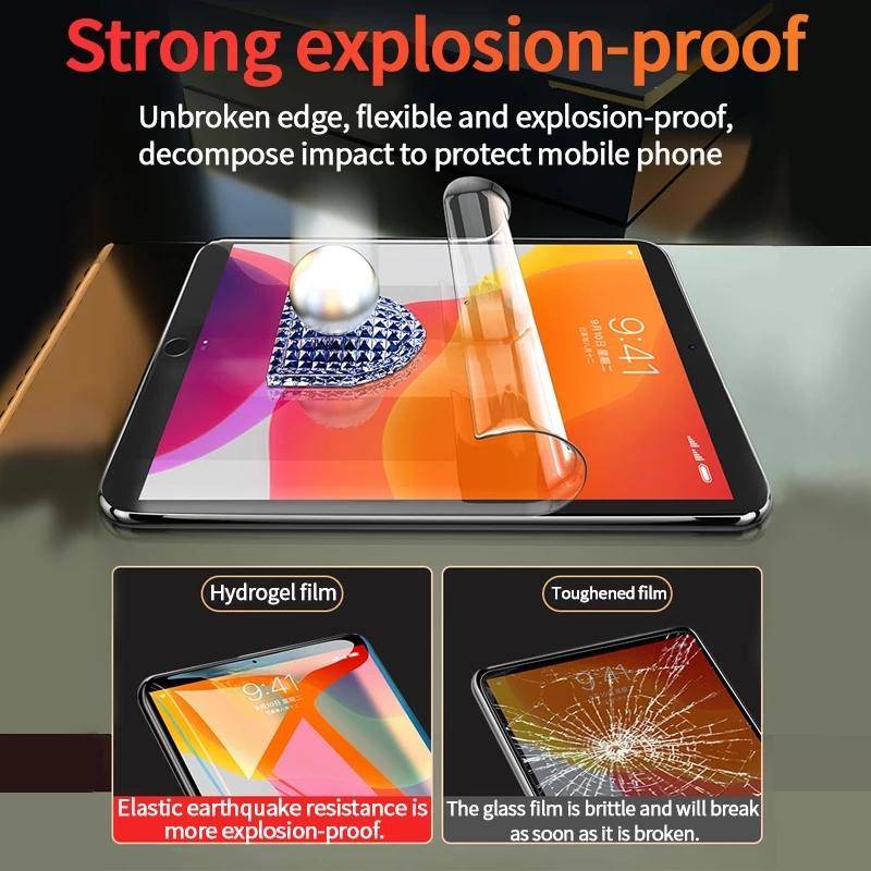 2PCS HD Hydrogel Film Matte for iPad Pro 11 2021 Air 4 3 iPad 10.2 iPad Mini 5 6 8 9 8th 9th generation Blueray Screen Protector No Glass