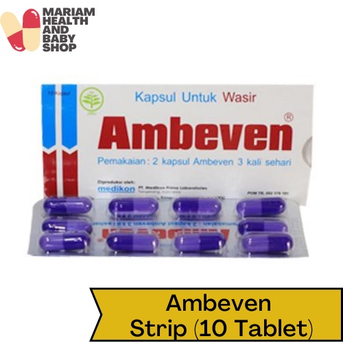 Ambeven Per Strip / Obat Ambeien / Obat Wasir
